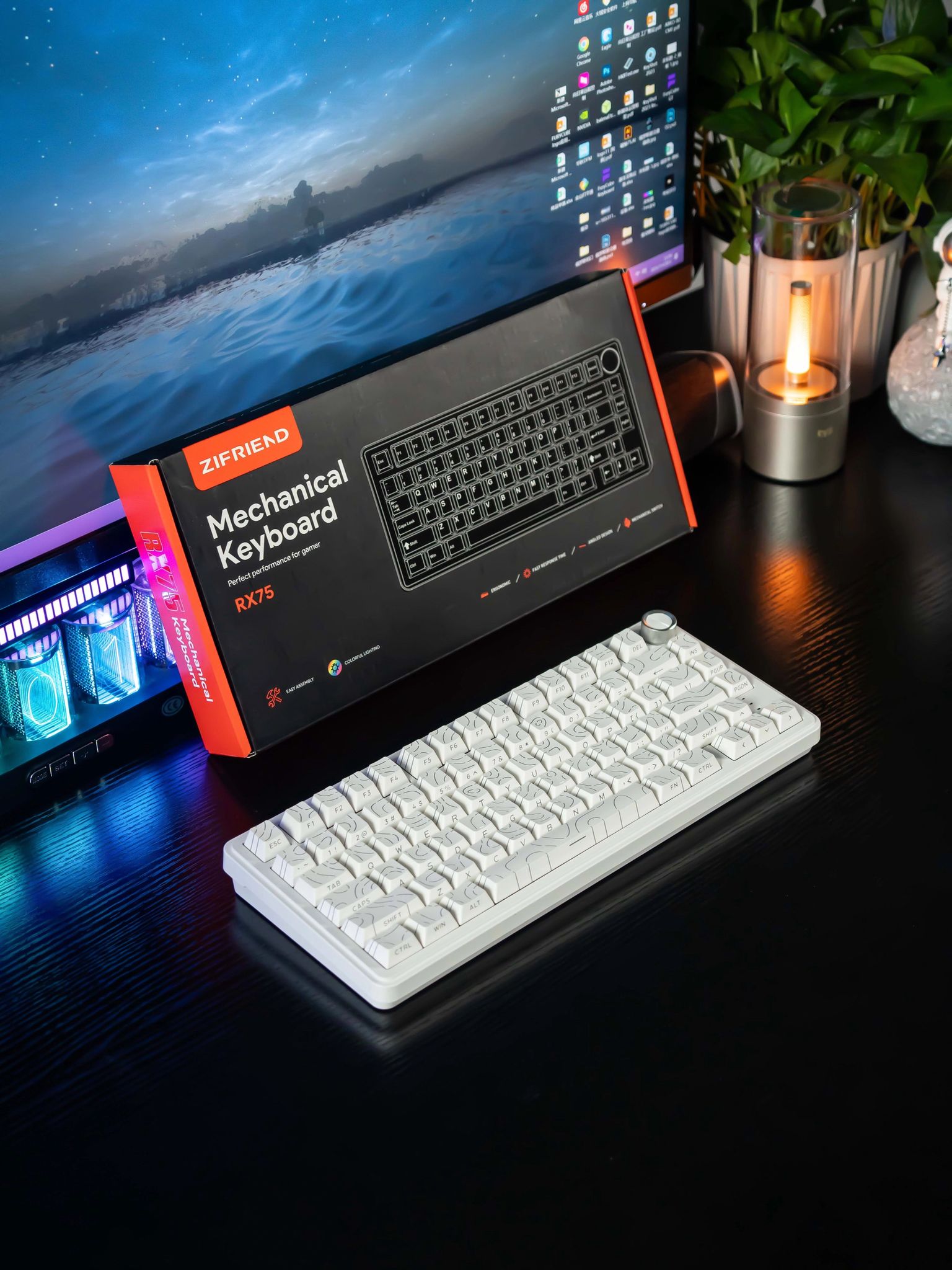 RX75pro RGB Wireless Mechanical Gaming Keyboard
